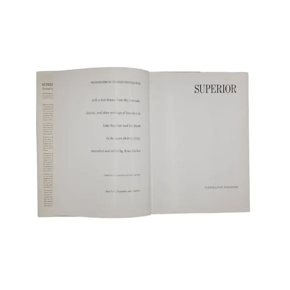 Superior. Portrait of a Living Lake First Edition Hardcover Book - Picture 3 of 16